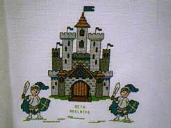 Cross stitch square for Reilly's quilt