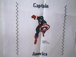 Cross stitch square for Reilly's quilt