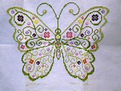 Cross stitch square for Rachael's quilt
