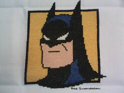 Cross stitch square for Lincoln S's quilt