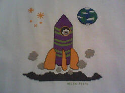 Cross stitch square for any child