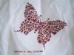 Cross stitch square for Rachael's quilt