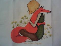 Cross stitch square for Faith E's quilt