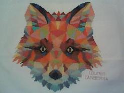 Cross stitch square for Faith E's quilt