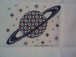 Cross stitch square for Slater C's quilt