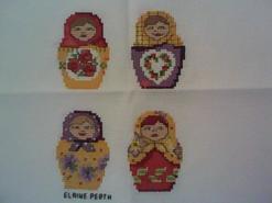 Cross stitch square for Samara L's quilt