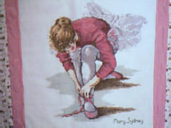 Cross stitch square for (QUILTED) Dance E01's quilt