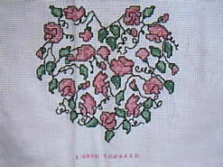 Cross stitch square for (QUILTED) Dance E01's quilt