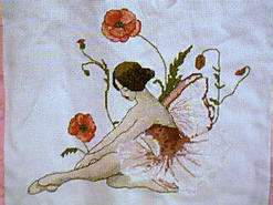 Cross stitch square for (QUILTED) Dance E01's quilt
