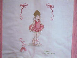 Cross stitch square for (QUILTED) Dance E01's quilt