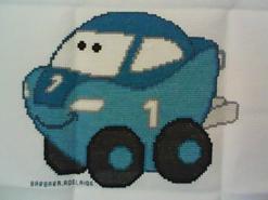 Cross stitch square for Toby H's quilt