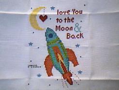 Cross stitch square for William's quilt