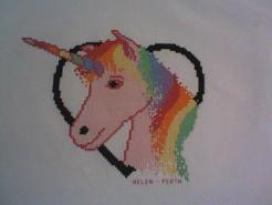 Cross stitch square for Amarlie's quilt