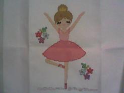 Cross stitch square for Millie's quilt