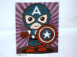 Cross stitch square for Kade's quilt