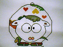 Cross stitch square for any child