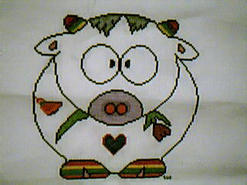 Cross stitch square for any child