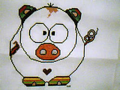 Cross stitch square for any child