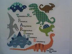 Cross stitch square for Jaxson S's quilt