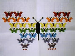 Cross stitch square for Heidi K's quilt