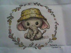 Cross stitch square for any child