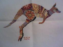 Cross stitch square for any child