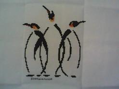 Cross stitch square for Ella W's quilt