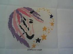 Cross stitch square for Ella W's quilt