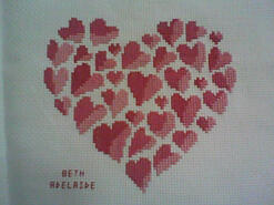 Cross stitch square for any child