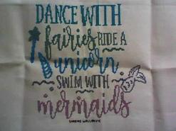 Cross stitch square for any child