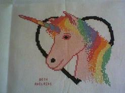 Cross stitch square for Daekotah-Jay's quilt