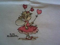 Cross stitch square for Karlia C's quilt