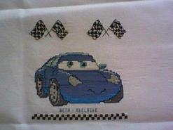 Cross stitch square for Oliver B's quilt