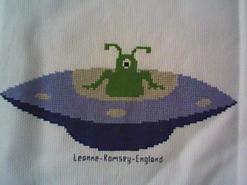 Cross stitch square for Slater C's quilt