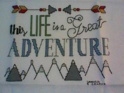Cross stitch square for any child