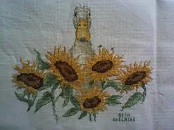 Cross stitch square for Arya B's quilt