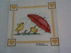 Cross stitch square for Arya B's quilt