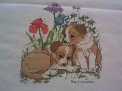 Cross stitch square for Ben  T's quilt