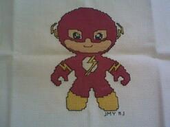 Cross stitch square for Kayden D's quilt