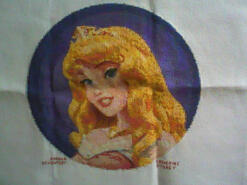 Cross stitch square for Harriet's quilt