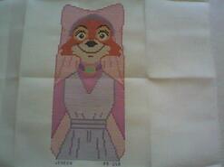 Cross stitch square for Harriet's quilt