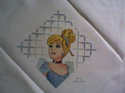 Cross stitch square for Harriet's quilt