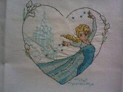 Cross stitch square for Harriet's quilt