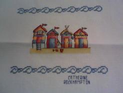 Cross stitch square for Taj's quilt