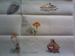 Cross stitch square for Taj's quilt