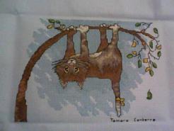 Cross stitch square for Kaylee-Jayde's quilt