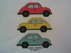 Cross stitch square for Toby H's quilt