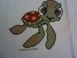 Cross stitch square for Macey's quilt