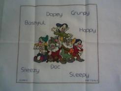 Cross stitch square for Macey's quilt