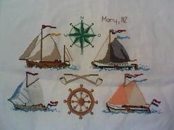 Cross stitch square for any child